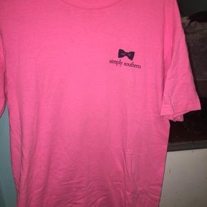 Pink simply southern tshirt